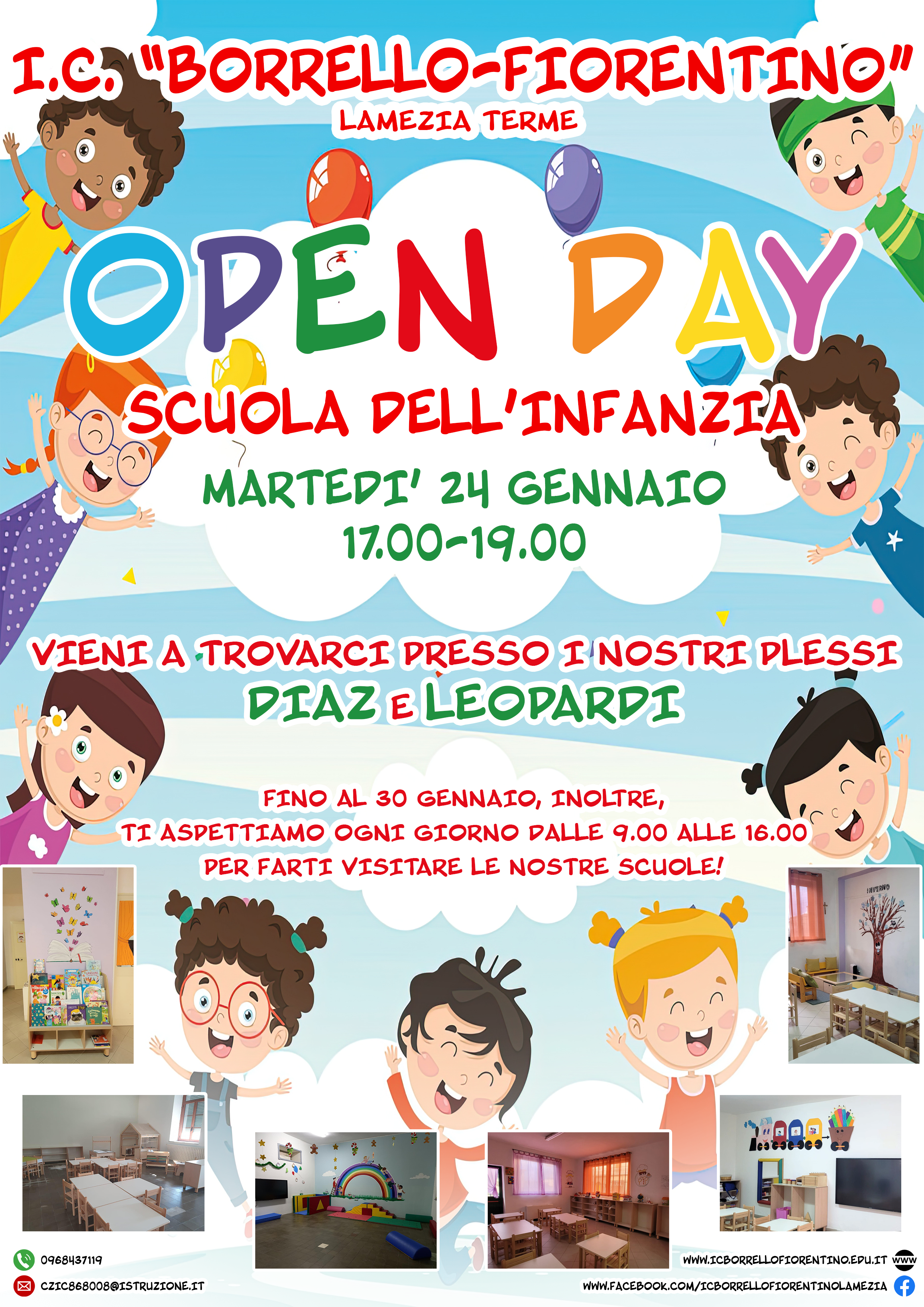 Open day infanzia 245 gennaio 2023