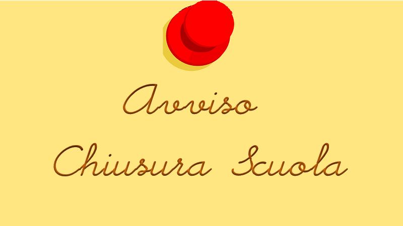 Avviso chiusura scuola 03062017